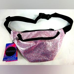 Kandypack pink glitter fanny pack (rave edm music festival edc)